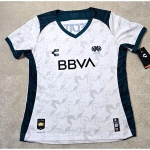 Charly BBVA LIGA MX All Star Home Jersey Women's XL White/Green NWT